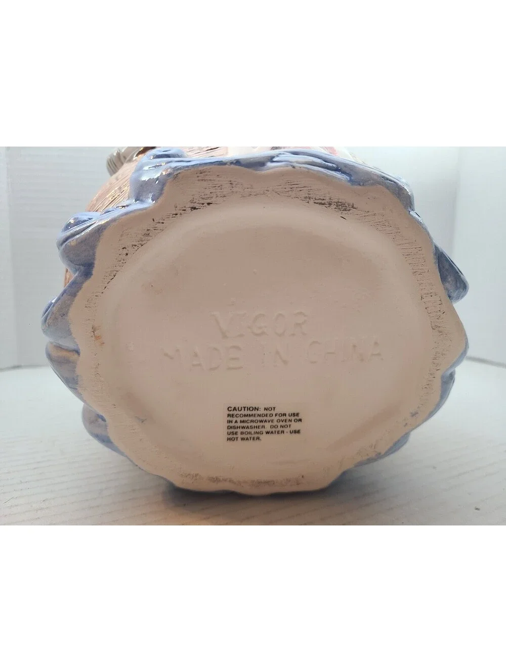 Noah's Ark Vigor Ceramics Cookie Jar w/ Lid Vintage 1980s EUC